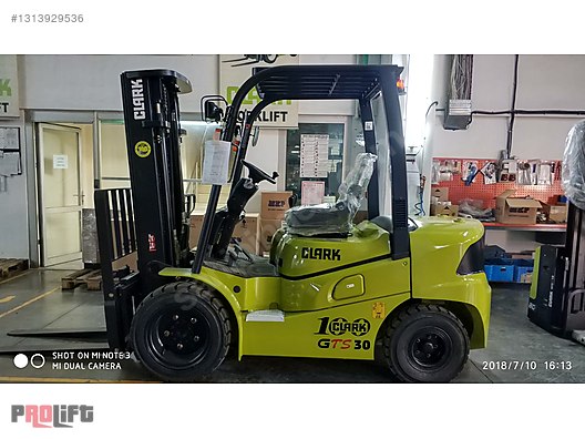Clark GTS30 3 ton Dizel Forklift