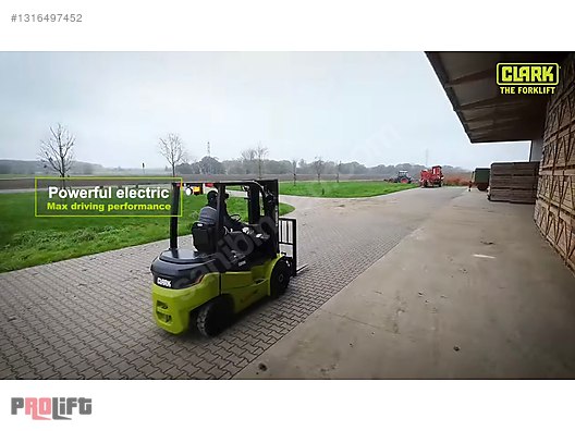 Clark 3 ton Lityum Akülü Forklift