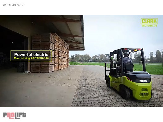 Clark 3 ton Lityum Akülü Forklift